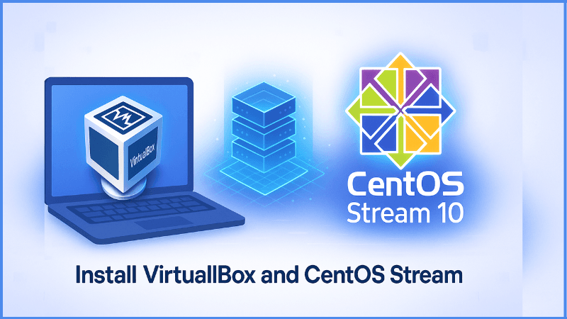 Install VirtualBox and CentOS Stream